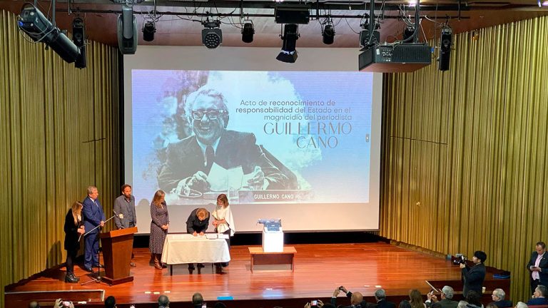 Colombia reconoce su responsabilidad en el asesinato de Guillermo Cano Isaza